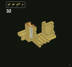 LEGO 21005 instructions page 75 – build guide