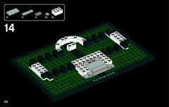 LEGO 21006 instructions page 22 – build guide