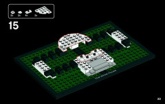 LEGO 21006 instructions page 23 – build guide