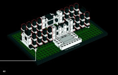 LEGO 21006 instructions page 42 – build guide