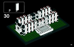 LEGO 21006 instructions page 43 – build guide