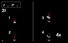 LEGO 21006 instructions page 44 – build guide