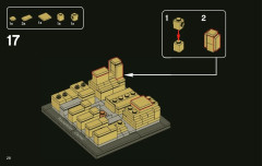 LEGO 21007 instructions page 28 – build guide