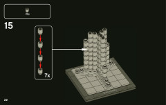 LEGO 21008 instructions page 22 – build guide