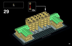 LEGO 21011 instructions page 43 – build guide