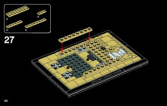 LEGO 21012 instructions page 42 – build guide