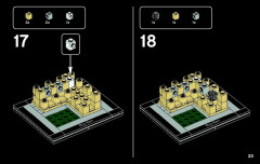 LEGO 21013 instructions page 23 – build guide