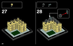 LEGO 21013 instructions page 28 – build guide