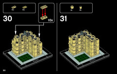 LEGO 21013 instructions page 30 – build guide