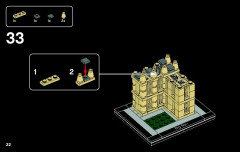 LEGO 21013 instructions page 32 – build guide