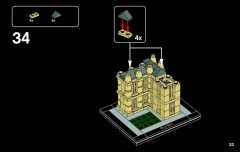 LEGO 21013 instructions page 33 – build guide