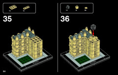 LEGO 21013 instructions page 34 – build guide