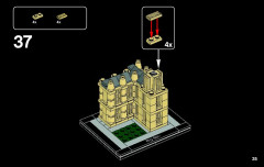 LEGO 21013 instructions page 35 – build guide