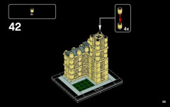 LEGO 21013 instructions page 39 – build guide