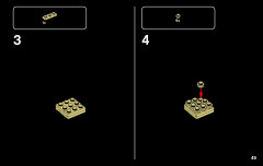 LEGO 21013 instructions page 49 – build guide
