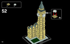 LEGO 21013 instructions page 54 – build guide