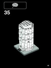 LEGO 21015 instructions page 45 – build guide