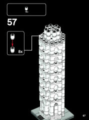 LEGO 21015 instructions page 67 – build guide