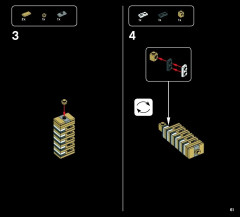 LEGO 21017 instructions page 61 – build guide