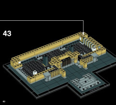 LEGO 21017 instructions page 62 – build guide