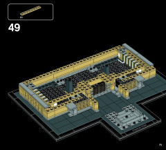 LEGO 21017 instructions page 71 – build guide