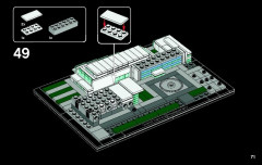 LEGO 21018 instructions page 71 – build guide