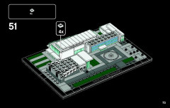 LEGO 21018 instructions page 73 – build guide