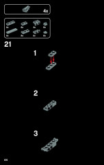LEGO 21019 instructions page 44 – build guide