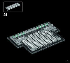LEGO 21020 instructions page 43 – build guide