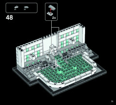 LEGO 21020 instructions page 71 – build guide