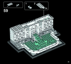 LEGO 21020 instructions page 85 – build guide
