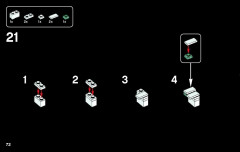 LEGO 21021 instructions page 72 – build guide