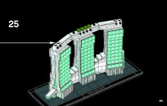 LEGO 21021 instructions page 85 – build guide
