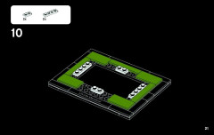 LEGO 21022 instructions page 21 – build guide