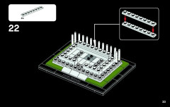 LEGO 21022 instructions page 33 – build guide