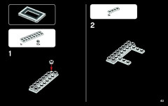 LEGO 21022 instructions page 43 – build guide
