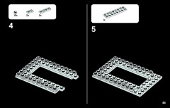 LEGO 21022 instructions page 45 – build guide