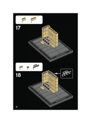 LEGO 21023 instructions page 18 – build guide