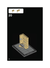 LEGO 21023 instructions page 20 – build guide