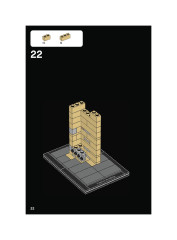 LEGO 21023 instructions page 22 – build guide