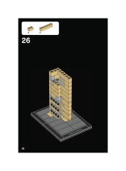 LEGO 21023 instructions page 28 – build guide