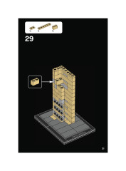 LEGO 21023 instructions page 31 – build guide