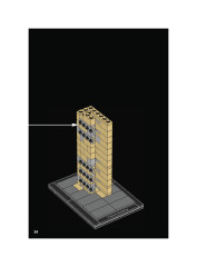 LEGO 21023 instructions page 34 – build guide