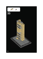 LEGO 21023 instructions page 36 – build guide