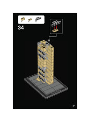LEGO 21023 instructions page 37 – build guide
