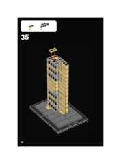 LEGO 21023 instructions page 38 – build guide