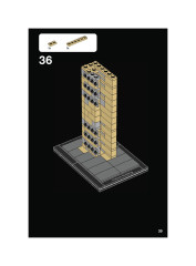 LEGO 21023 instructions page 39 – build guide