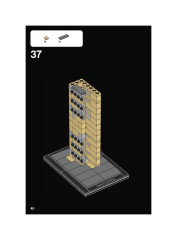 LEGO 21023 instructions page 40 – build guide