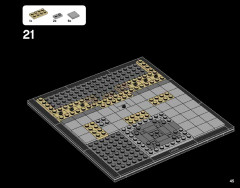LEGO 21024 instructions page 45 – build guide