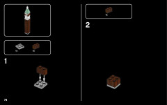 LEGO 21026 instructions page 74 – build guide